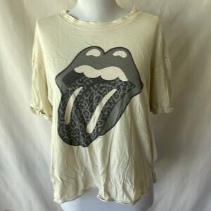 Rolling Stones Cropped Tee